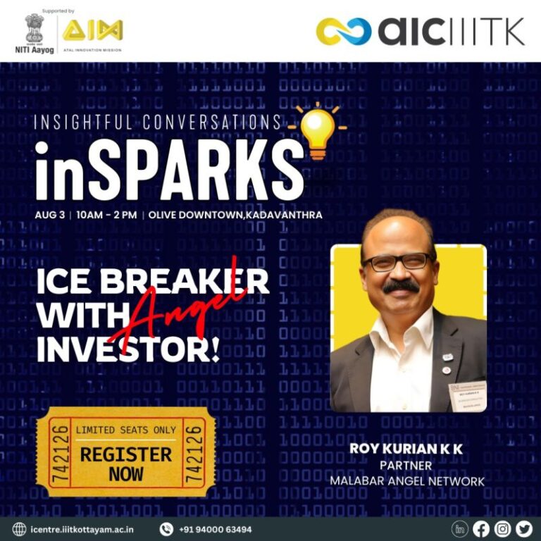 inSparks Ice Break Roy Kurian K K