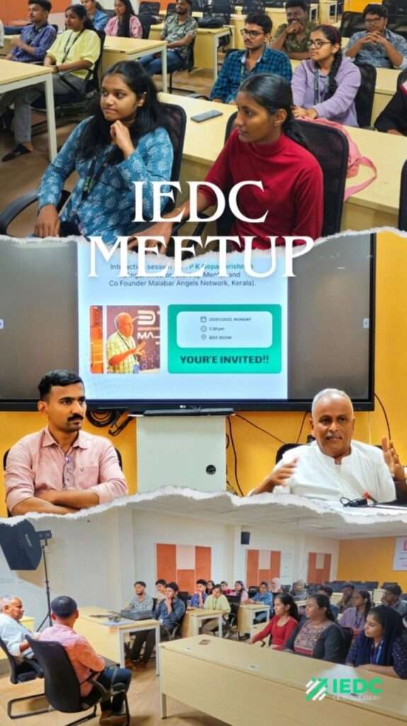 IEDC-CETLY Meetup! at COET on 20th Jan 2025
